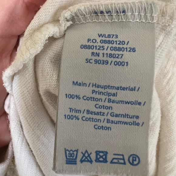 Boden Women’s 3/4 Long Sleeve Embroidered Tunic Peasant Top Ivory Size 10 Boho - Picture 7 of 7